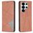 Mobigear Rhombus Slim Samsung Galaxy S26 Ultra Etui z klapką - Brązowy
