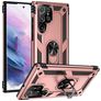 Mobigear Armor Ring Samsung Galaxy S23 Ultra Hardcase Back cover Antiurto con anello - Oro rosa