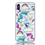 Mobigear Design iPhone XS Max Elastyczne TPU Etui plecki - Unicorn