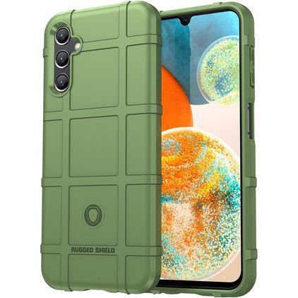 Mobigear Rugged Shield Samsung Galaxy A14 TPU flexível Capa traseira Antichoque - Verde