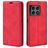 Mobigear Retro Slim OnePlus 10 Pro Wallet case - Red