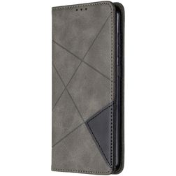 Mobigear Rhombus Slim Nokia 2.3 Lompakkokotelo - Harmaa