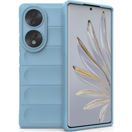 Mobigear Bumpy HONOR 70 Joustava TPU Suojakuori - Sininen