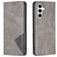 Mobigear Rhombus Slim Samsung Galaxy S23 FE Wallet case - Grey
