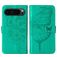 Mobigear Butterfly Google Pixel 9 Pro Funda tipo libro Cartera - Verde