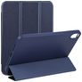Mobigear Tri-Fold Gel iPad Mini 7 (2024) TPU / Kunstlæder Pungetui - Mørkeblå