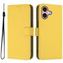 Mobigear Urban Wallet iPhone 16 Funda tipo libro Cartera - Amarillo