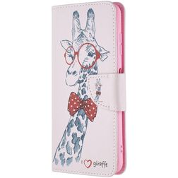 Mobigear Design Nokia G20 Plånboksfodral med sedelfack - Giraffe