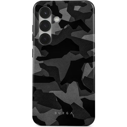 Burga Tough Samsung Galaxy S25 Hardcase Etui plecki Wstrząsoodporne - Night Black Camo