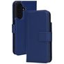 Mobiparts Wallet Samsung Galaxy A17 Äkta läder Plånboksfodral med sedelfack - Blå