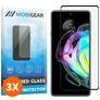 Mobigear Premium Motorola Edge 20 Cristal templado Protector de pantalla - Compatible con fundas - Negro (pack de 3)