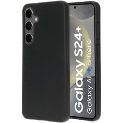 Mobiparts Classic Samsung Galaxy S24 Plus TPU flexível Capa traseira - Matt Black