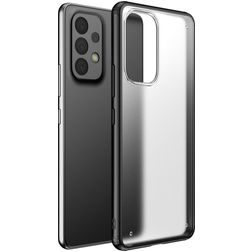 Mobigear Shockproof Samsung Galaxy A73 Funda Plástico rígido Carcasa - Negro