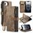 CaseMe C30 iPhone 16e Funda tipo libro Cartera - Marrón