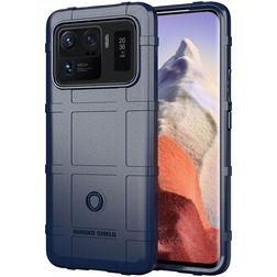 Mobigear Rugged Shield Xiaomi Mi 11 Ultra Flexibel TPU Skal Stötsäkert - Blå