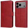 Mobigear Wallet iPhone 17 Pro Max Lompakkokotelo + Setelitasku - Punainen