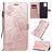 Mobigear Butterfly Samsung Galaxy S10 Lite Lompakkokotelo + Setelitasku - Ruusukulta