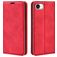 Mobigear Retro Slim iPhone 16e Funda tipo libro Cartera - Rojo