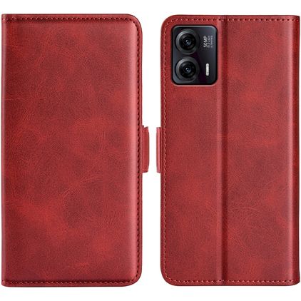 Mobigear Slim Magnet TCL 40 SE Wallet case - Red