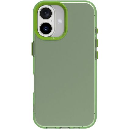 Mobigear Crystal iPhone 16 Plus Plástico rígido Capa traseira - Verde