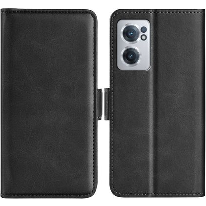 Mobigear Slim Magnet OnePlus Nord CE 2 Capa livro Carteira - Preto