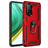 Mobigear Armor Ring Xiaomi Mi 10T Hard Case Back cover Shockproof with Ring Holder - Red