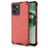 Mobigear Honeycomb Realme C35 Funda Plástico rígido Carcasa Antigolpes - Rojo
