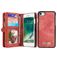 CaseMe 008 iPhone SE (2020) Case Detachable 2-in-1 Wallet Case Wallet - Red