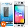 Mobigear Nintendo Switch OLED Vetro Protezione schermo - Compatibile con le cover - Nero (confezione da 2)