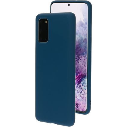Mobiparts Samsung Galaxy S20 Plus Silicone Capa traseira - Blueberry Blue