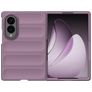Mobigear Bumpy Samsung Galaxy Z Fold 8 Elastyczne TPU Etui plecki - Fioletowy