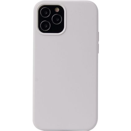 Mobigear Rubber Touch iPhone 13 Pro Max Silicone Back cover - Bianco
