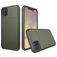 Mobigear Card iPhone 11 Hardcase Back cover Antiurto con portacarte - Verde militare