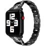Mobigear Prague Rostfritt stål Apple Watch Armband Fjärilslås - 42/41/40/38 mm - Svart