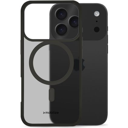 Mobilize Hybrid Pro iPhone 17 Pro MagSafe Hårdt Bagsidecover Stødsikkert - Sort