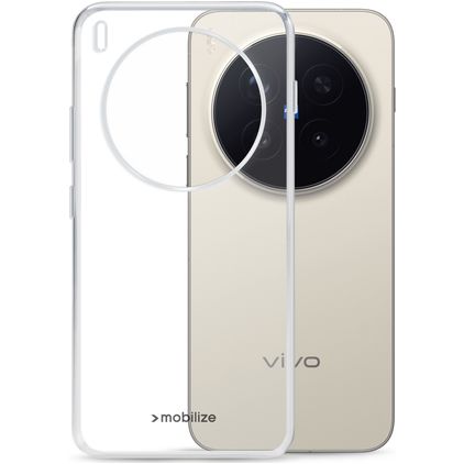 Mobilize Gelly Transparente Vivo X300 Pro TPU flexible Carcasa - Transparente