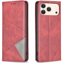 Mobigear Rhombus Slim iPhone 17 Pro Max Pungetui - Rød