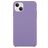 Mobigear Rubber Touch iPhone 15 Silikon Zadní kryt - Fialová