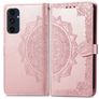Mobigear Mandala Samsung Galaxy A16 Lompakkokotelo + Setelitasku - Ruusukulta