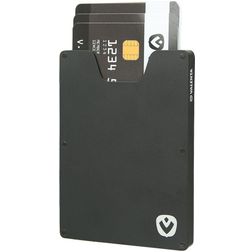 Pouzdro na karty Valenta Card Case Aluminium Hliník - Počet karet: 7 - Černá