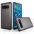 Mobigear Card Samsung Galaxy S10 Plus Hard Case Back cover Shockproof with Card Holder - Grey