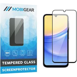 Mobigear Premium Samsung Galaxy A15 Tvrzené sklo Ochrana displeje - kompatibilní s pouzdry - Černá