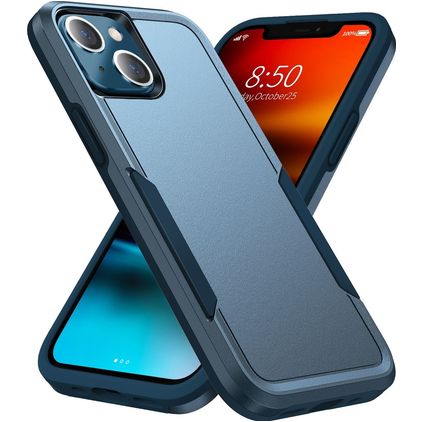 Mobigear Heavy Armor iPhone 14 Hard Case Back cover Shockproof - Dark Blue