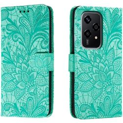 Mobigear Flowers HONOR 200 Lite Wallet case - Green