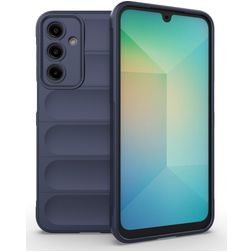 Mobigear Bumpy Samsung Galaxy A16 TPU flexible Carcasa - Azul oscuro