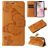 Mobigear Butterfly iPhone 17e Cover a libro portafoglio - Cognac