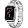 Mobigear Vienna Rustfrit stål Apple Watch Urrem Sommerfuglelås - 42/41/40/38 mm - Sølv