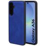 Mobiparts Classic Samsung Galaxy A36 MagSafe TPU / Umělá kůže Zadní kryt - Sapphire Blue
