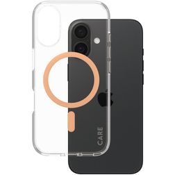 CARE by PanzerGlass Urban Combat iPhone 16 MagSafe Hard Case Back cover - Peachy