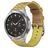 Mobigear Loop Nylon Smartwatch Strap Buckle closure - 22 mm - Yellow